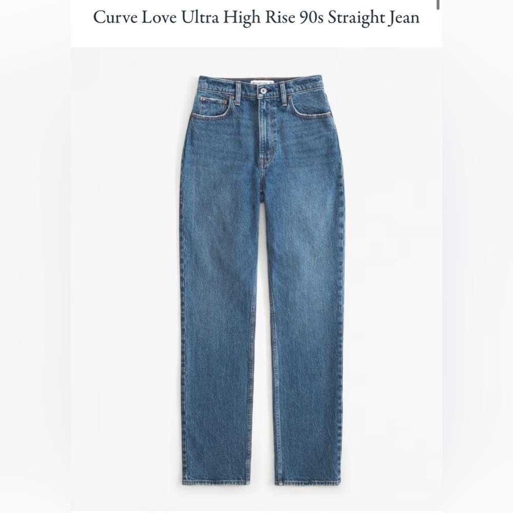 Abercrombie Curve Love 90s Straight